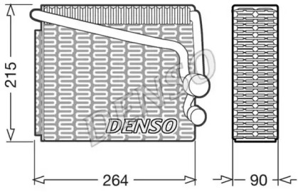 Испаритель DENSO DEV01001