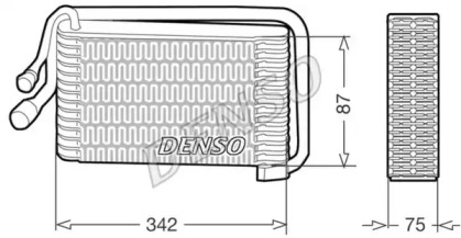 Испаритель DENSO DEV09001