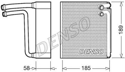 Испаритель DENSO DEV09025