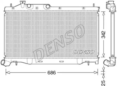 Теплообменник DENSO DRM36023