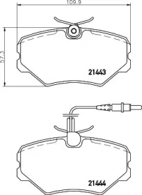 Комплект тормозов MINTEX MDK0046