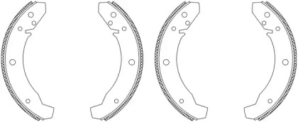 Комлект тормозных накладок MINTEX MSK281