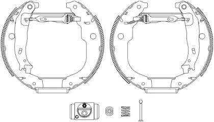 Комлект тормозных накладок MINTEX MSP333