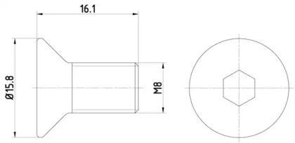 Болт MINTEX TPM0006