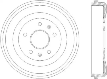 Тормозный барабан MINTEX MBD163