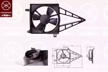 Вентилятор KLOKKERHOLM 50502603