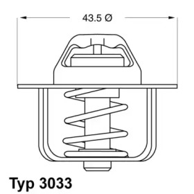 Термостат WAHLER 3033.78