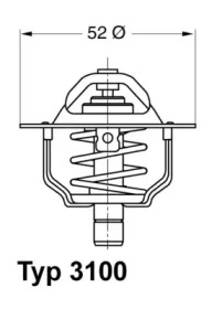 Термостат WAHLER 3100.92D