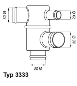 Термостат WAHLER 3333.87