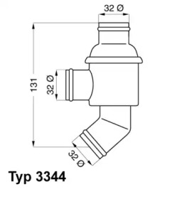 Термостат WAHLER 3344.75