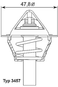 Термостат WAHLER 3457.90D