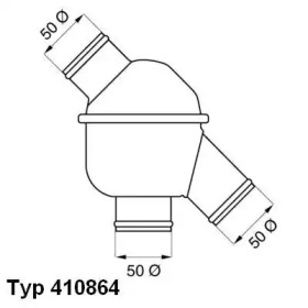 Термостат WAHLER 410864.71D0