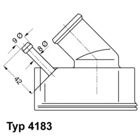 Термостат WAHLER 4183.82D