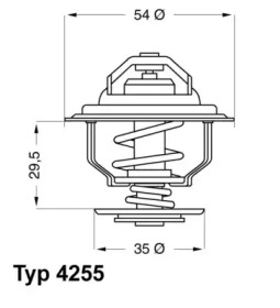 Термостат WAHLER 4255.92D