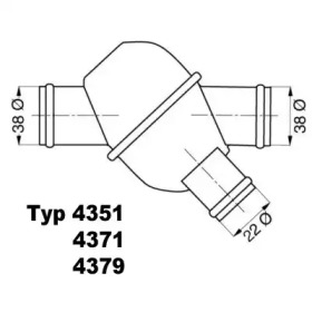 Термостат WAHLER 4371.80