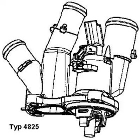 Термостат WAHLER 4825.98D