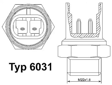 Переключатель WAHLER 6031.88D