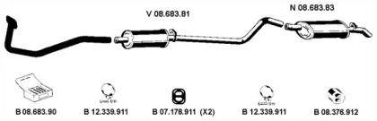 Глушитель EBERSPÄCHER 082007