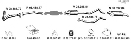 Глушитель EBERSPÄCHER 082137