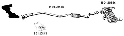 Глушитель EBERSPÄCHER 212297