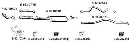 Глушитель EBERSPÄCHER 232349