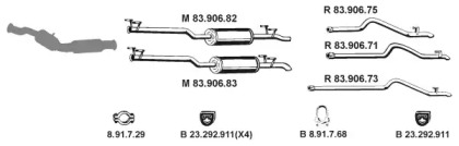 Глушитель EBERSPÄCHER 232610