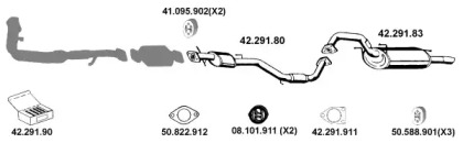 Глушитель EBERSPÄCHER 422011