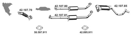 Глушитель EBERSPÄCHER 422032