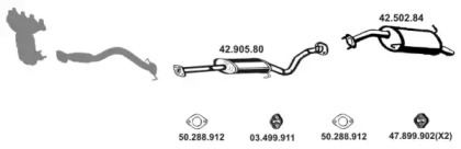 Глушитель EBERSPÄCHER 422040