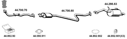 Глушитель EBERSPÄCHER 442025