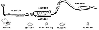 Глушитель EBERSPÄCHER 442032