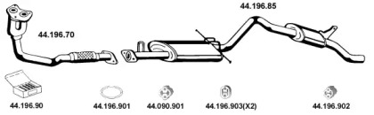 Глушитель EBERSPÄCHER 442034