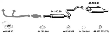 Глушитель EBERSPÄCHER 442074