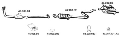 Глушитель EBERSPÄCHER 462013