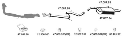 Глушитель EBERSPÄCHER 472006