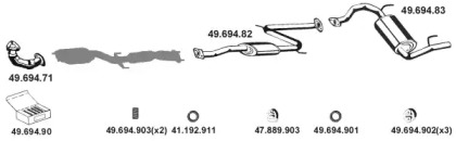 Глушитель EBERSPÄCHER 492021