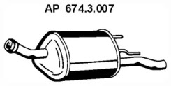 Амортизатор EBERSPÄCHER 674.3.007