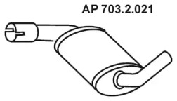 Амортизатор EBERSPÄCHER 703.2.021