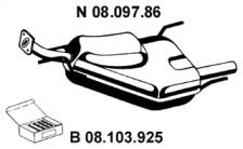 Амортизатор EBERSPÄCHER 08.097.86