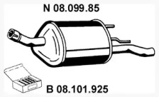 Амортизатор EBERSPÄCHER 08.099.85