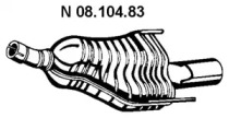 Амортизатор EBERSPÄCHER 08.104.83