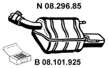 Амортизатор EBERSPÄCHER 08.296.85