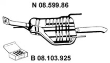 Амортизатор EBERSPÄCHER 08.599.86