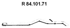 Трубка EBERSPÄCHER 84.101.71