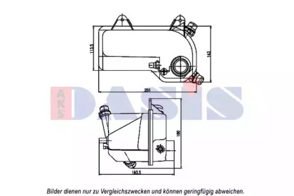 Резервуар AKS DASIS 053015N