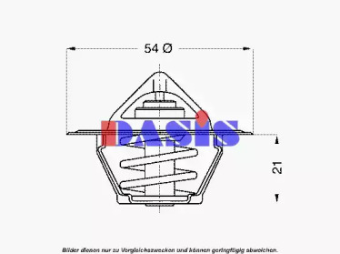 Термостат AKS DASIS 751780N