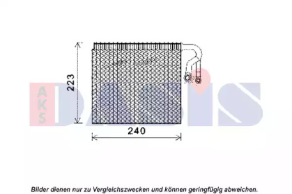 Испаритель AKS DASIS 820337N
