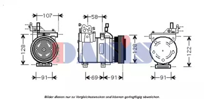 Компрессор AKS DASIS 851637N