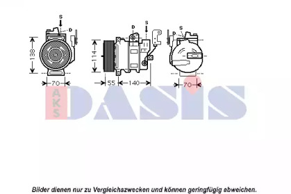 Компрессор AKS DASIS 851646N