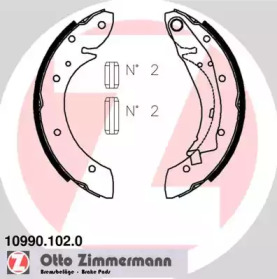 Комлект тормозных накладок ZIMMERMANN 10990.102.0